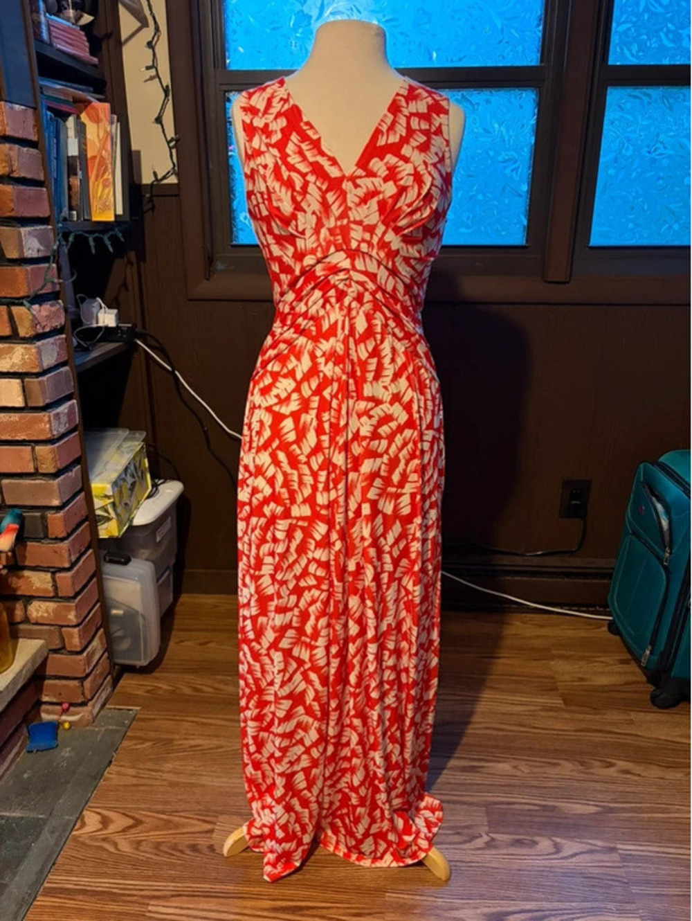 Jessica Howard Leaf Pattern Dress